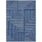 Homeroots 8' X 10' Navy Blue And Ivory Geometric Washable Indoor Outdoor Area Rug 600843 - alternate 1