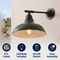 Jonathan Y Wallace 12.3 in. 1-Light Farmhouse Industrial Iron LED Victorian Arm Outdoor Sconce, Matte Green/Blac JYL7615L - alternate 2