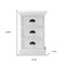 Homeroots 24" Solid Wood and Wood Nightstand 397616 - alternate 2