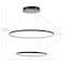 Jonathan Y Brice 24" 2-Light Modern Contemporary Metal Round Integrated LED Pendant, Matte Black JYL7204A - alternate 4
