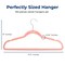 Serenelife Velvet Hangers, Ultra-Thin Space Saving, 360 Deg Swivel Hooks, Non-Slip Heavy Duty, Pink, 150PK SLHVELPIK150 - alternate 3