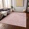 Homeroots 3' X 5' Pink And Ivory Geometric Washable Indoor Outdoor Area Rug 614101 - alternate 4