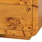 Bali & Pari Netra Modern and Contemporary Natural Real Burl Wood 3-Drawer Nightstand 253-13972-ZORO - alternate 4