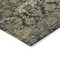 Homeroots 8' X 10' Charcoal And Beige Damask Washable Indoor Outdoor Area Rug 603380 - alternate 3