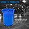 Magnum Tool Blue 55 Gallon Trash Can Set, Trash Can, Quiet Dolly, and Reinforced Lid, 2 Set CMTC-CLD0-55B02 - alternate 4