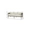 Homeroots 78" Beige Polypropylene Aluminum Sofa 667651 - alternate 4