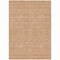 Homeroots 8' X 10' Copper And Beige Floral Washable Indoor Outdoor Area Rug 582341 - alternate 3