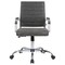 Leisuremod Benmar Leather Office Chair, Charcoal BO19CHL - alternate 4