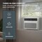 Tcl 8, 000 BTU, Smart Window Air Conditioner, Digital, Remote Included - White T08WV9S - alternate 3