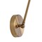 Jonathan Y Rover 7" Classic Industrial Metal Adjustable Arm LED Wall Sconce, Brass JYL7461A - alternate 2