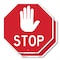 Signmission Stop, 10 inch X 10 inch, Plastic Sign, 2PK OC-P-2PACK-10-295 - alternate 1