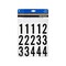 Hillman Number Set 2" Black Vinyl Self-Adhesive 0-9 Glossy 842284 - alternate 2