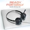 Delton MS Teams Noise-Canceling On-Ear Computer Headset with 3-Mics, USB Type-A & Type C, Black 62Y - alternate 4