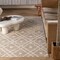 Homeroots 5' X 8' Cream and Brown Geometric Distressed Indoor Outdoor Area Rug 559050 - alternate 2