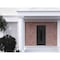 Vdomdoors Front Exterior Prehung Steel Door Ronex1277 Black Enamel Stainless Inserts Entry Metal Modern RONEX1277EXD-BLK-W36xH80-RH-I - alternate 3