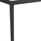 Homeroots 65" White and Black Faux Marble and Solid Wood Dining Table 572229 - alternate 2