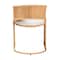 Bali & Pari Palm Bohemian Light Honey Rattan Dining Chair 258-14323-ZORO - alternate 2