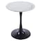 Leisuremod Bristol Round MDF Dining Table - Pedestal Base Kitchen Table, Modern Style BTBL-B31MWT - alternate 1