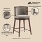 Manhattan Comfort Evalyn Counter Stool  in Dove - Set of 3 3-CS021-DO - alternate 4