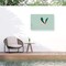Trademark Fine Art Outdoor Canvas Art - Annie Warren  'Sherbet Flamingos I' Wall Art for Patios, or Gardens WAG35153-OC2232WR - alternate 3