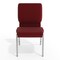 Flash Furniture Fabric Church Chair, Silver Frame, Brgundy XU-CH-60096-BY-SILV-GG - alternate 5