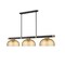 Z-Lite Vanguard Matte Black + Rubbed Brass 3 Light Billiard 3050-3MB-RB-D13HBR - alternate 1
