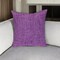 Homeroots 18" Purple Weave Cotton Throw Pillow 529257 - alternate 1