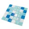 Apollo Tile Mingles 12 in. x 12 in. Glossy Green and White Glass Mosaic Wall and Floor Tile 20 sqft/case, 20PK MIX4888GR731A - alternate 2