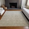 Homeroots 3' X 5' Taupe And Gray Geometric Washable Indoor Outdoor Area Rug 605813 - alternate 2