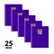 C-Line Products 8-1/2" x 11" Purple Two-Pocket Heavyweight Poly Portfolio Folder, 25EA/BX, 6BX/CT 33959-BX - alternate 4