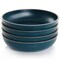 Gibson Home Rockabye 4 Piece Melamine Dinner Bowl Set in Dark Teal 136609.04 - alternate 2