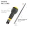 Klein Tools Fastbit Tru-Grip Screwdriver, Phillips, Slotted Bits 32960A - alternate 3