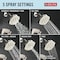 Delta Stryke 17 Series Tub and Shower Only Lumicoat Stainless T17476-SS-PR - alternate 2
