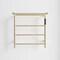 Edendirect 3-Bars Stainless Steel Wall Mounted Electric Towel Warmer Rack with Top Shelf in Black for Bathroom ZR-EB02BG922 - alternate 3