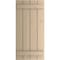 Ekena Millwork Rustic Four Board Joined Board-n-Batten Knotty Pine Faux Wood Shutters, 22W x 36H, PR SHUBJS22X36KPPR - alternate 5