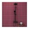 Daltile Stencil 4in x 12in Glazed Porcelain Linear Wall Tile 8.72 SQFT Per Carton, 30PK SC36RCT412LNRMT - alternate 3
