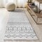 Jonathan Y Ifrane Berber Geometric Stripe Cream/Gray 2 ft. x 10 ft. Runner Rug MOH301A-210 - alternate 1