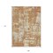 Homeroots 9' X 12' Copper Gold And Ivory Abstract Washable Indoor Outdoor Area Rug 597954 - alternate 2