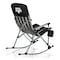 Picnic Time Family Of Brands NCAA Texas A&M Aggies Outdoor Rocking Camp Chair - XL Heavy Duty Camping Chair 805-01-175-564-0 - alternate 2