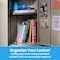 Lockermate By Bostitch Stac-A-Shelf Locker Organizer Shelf, Stackable, Extra Tall, Fits Standard Size School Lockers, Black 5090-BLK - alternate 4