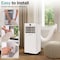 Serenelife 10,000 BTU Portable Air Conditioner, 3-in-1 AC with Cooling, Dehumidifier and Fan, Energy Efficient SLPAC101 - alternate 2