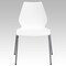 Flash Furniture Stack Chair w/Support, 770 lb. Capcty, Wht RUT-288-WHITE-GG - alternate 5