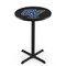 Holland Bar Stool Co 36" Blk Wrinkle Grand Valley State Pub Table, 36" dia. Top L211B3636GVStUn - alternate 1