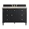 James Martin Vanities Lorelai 48" Single Vanity, Black Onyx, w/ 3 CM Tajnar Eclos Top w/FreePower Wireless Charger 424-V48-BKO-FTJR - alternate 1