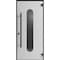 Vdomdoors Front Exterior Aluminum Door Ronex0521 Black Prehung Entry Steel Metal Modern Painted W36xH80 RONEX0521EXD-BLK-W36xH80-RH-I - alternate 1