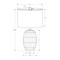 Monarch Specialties Lighting, 22"h, Table Lamp, Grey Ceramic, Ivory / Cream Shade, Contemporary, Modern I 9878 - alternate 2