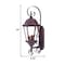 Homeroots Three Light Dark Brown Swing Arm Lantern Wall Light 398394 - alternate 2