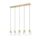 Z-Lite Aimie 5-Light Linear Chandelier, 6 in W, Modern Gold 828P6-5L-MGLD - alternate 1