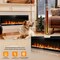 Edendirect 42 in. Insert-Type Electric Fireplace in Black, with Remote, 8H Timer, 5-Speed Flames ZR-WT-F42 - alternate 2