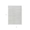 Homeroots 8' X 10' Silver And Ivory Abstract Washable Indoor Outdoor Area Rug 613124 - alternate 3